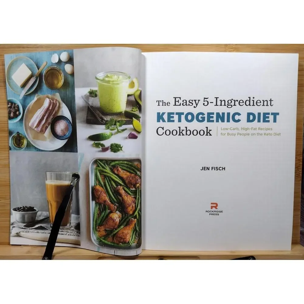 The Easy 5-Ingredient Ketogenic Diet Cookbook by Jen Fisch‎
